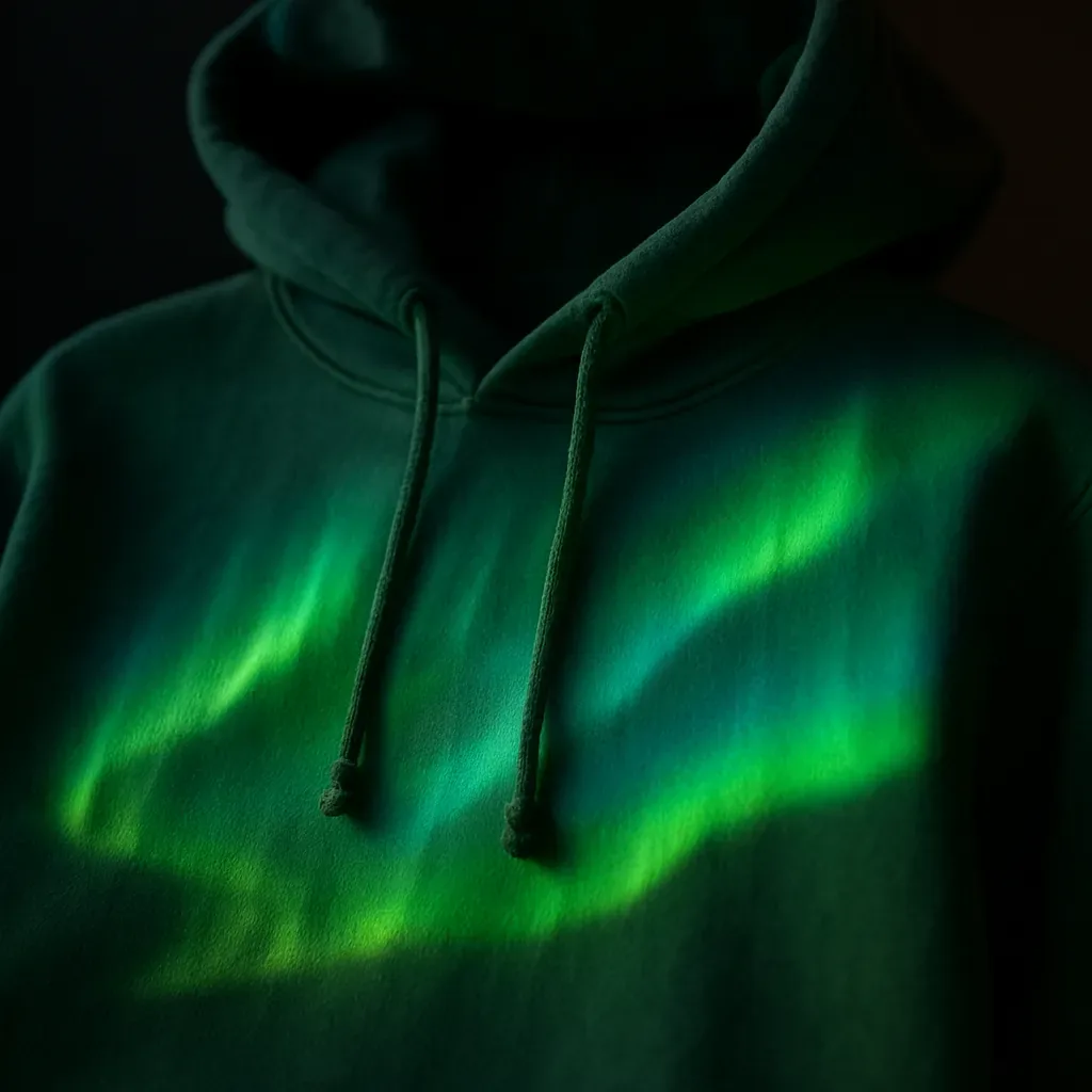 Abisko Green organic cotton hoodie
