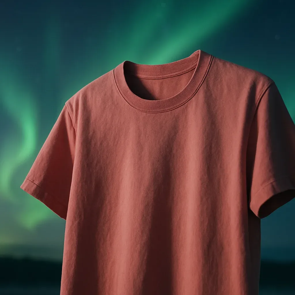 Arctic Rose organic cotton tee